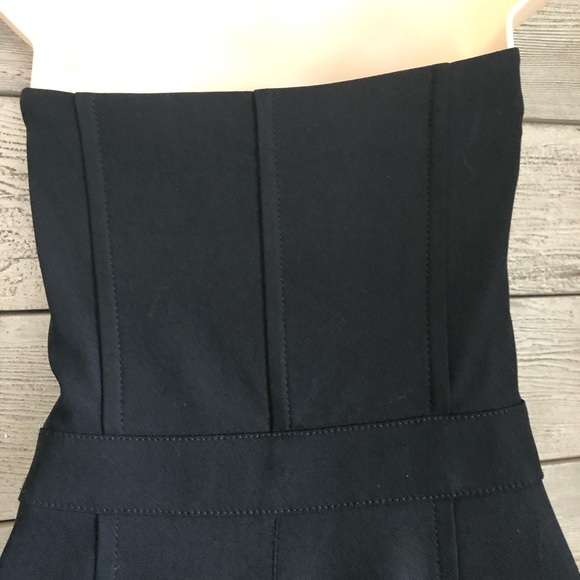 Stella McCartney Black Fitted Midi Bandeau Dress US 6 - Picture 4 of 7